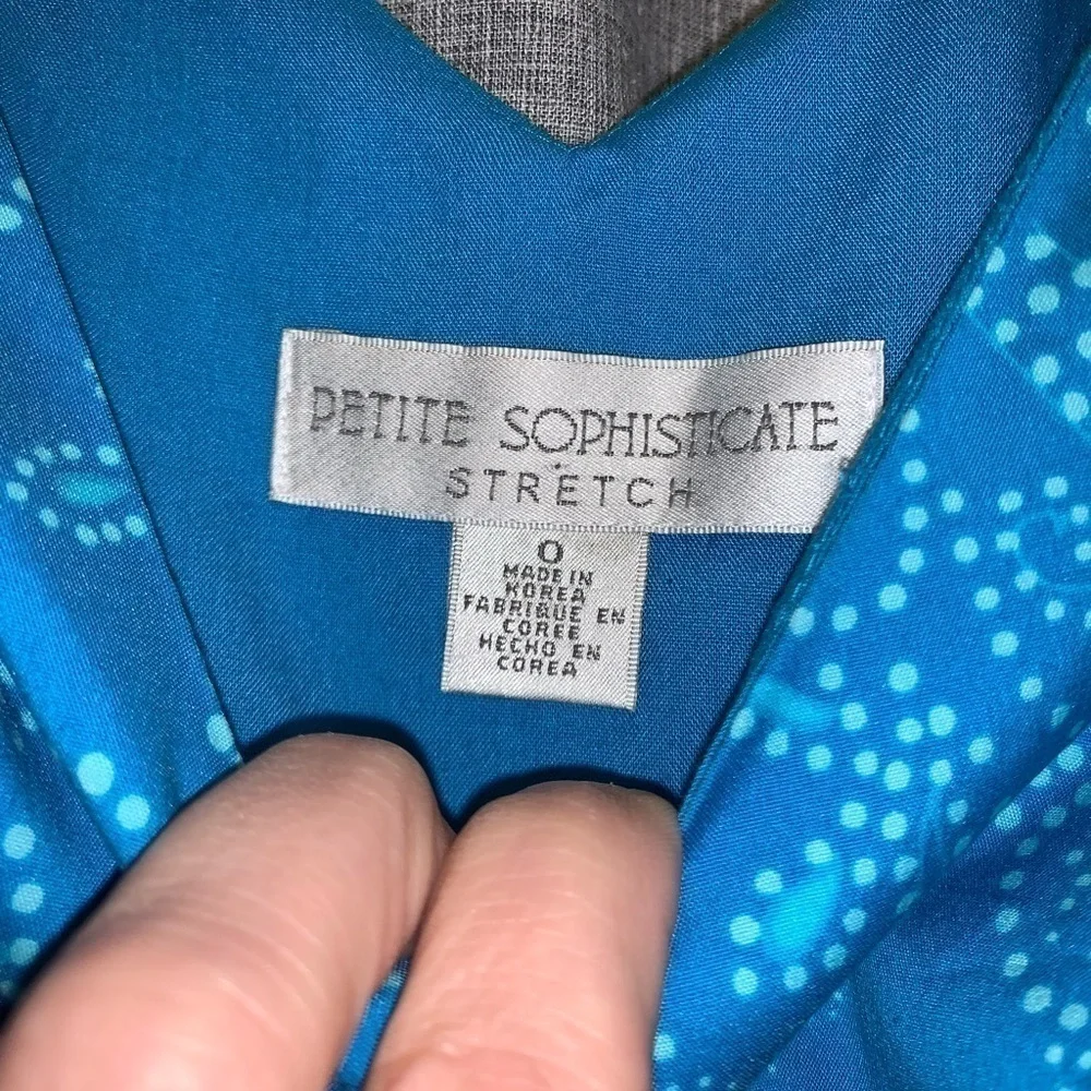Petite Sophisticate fit and slate dress size 0 - Picture 4 of 6